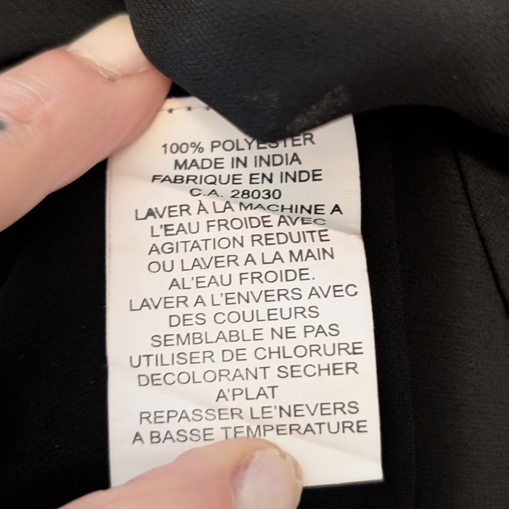Twik Black Sheer Ruffle Jacket - Picture 7 of 9